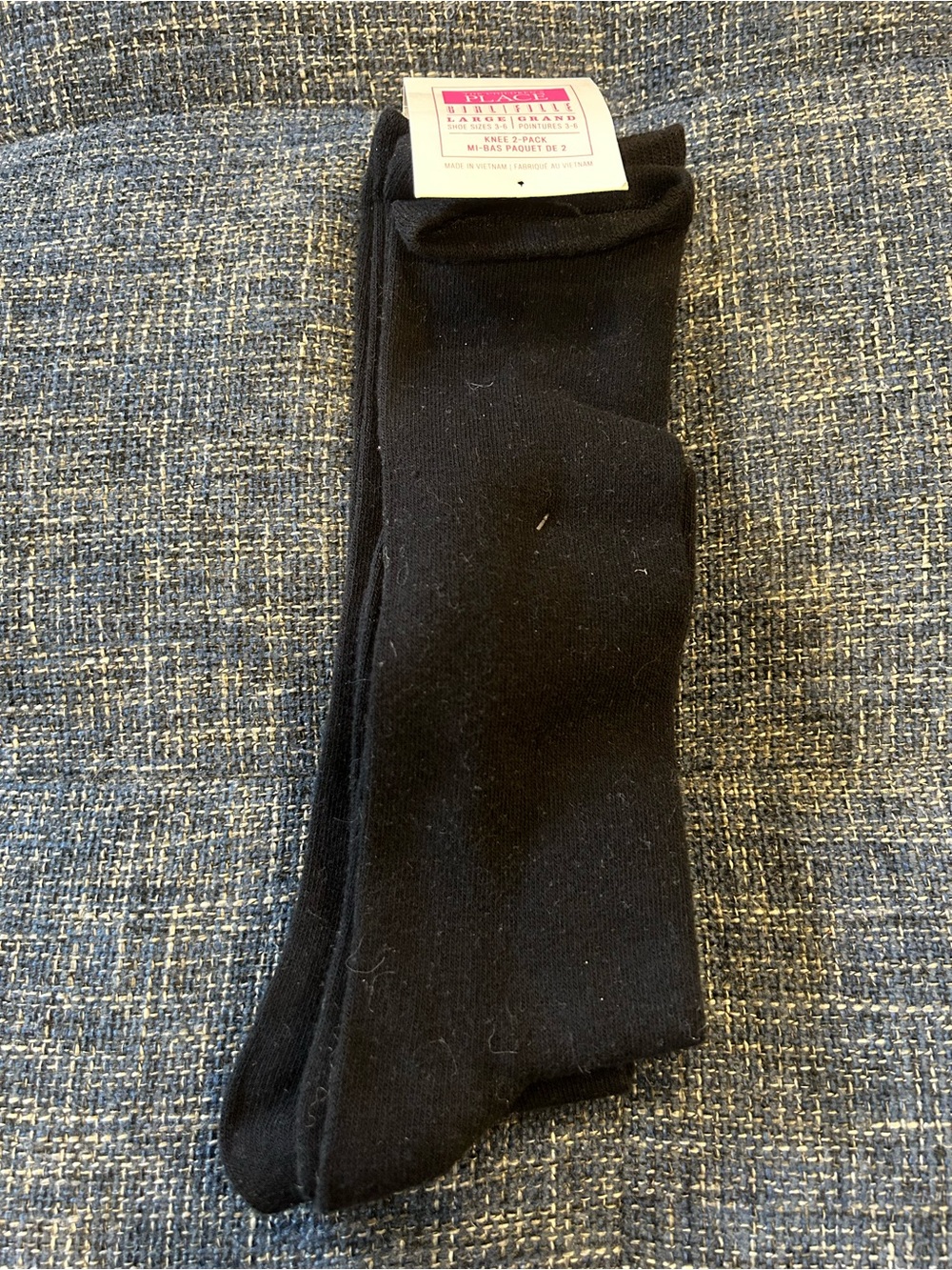 ☀️ 3/$15 The Children’s Place Girls Knee Socks 2 Pack Black